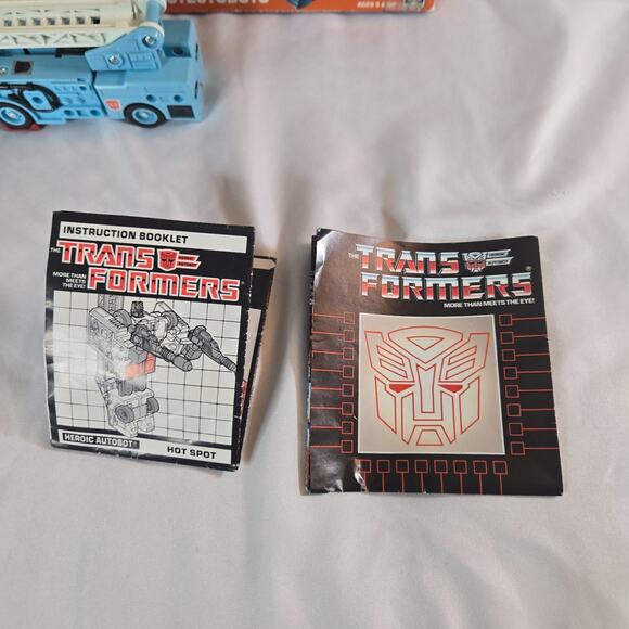 Transformers Original G1 1986 Protectobot Hot Spot Complete Box Manual Decoder - Picture 12 of 16
